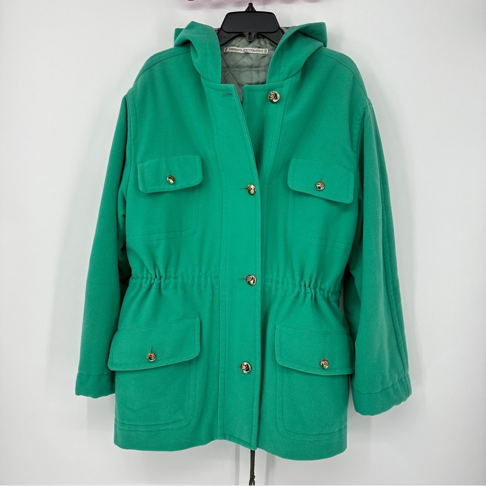 Umberto Ginocchietti Vintage Wool Bright Green Jacket
